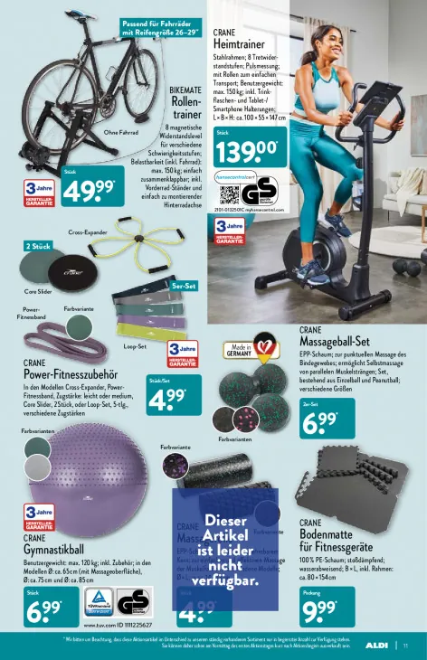 Bodenmatte für Fitnessgeräte