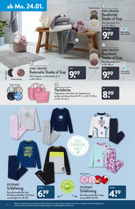 Badematte Shades of Gray