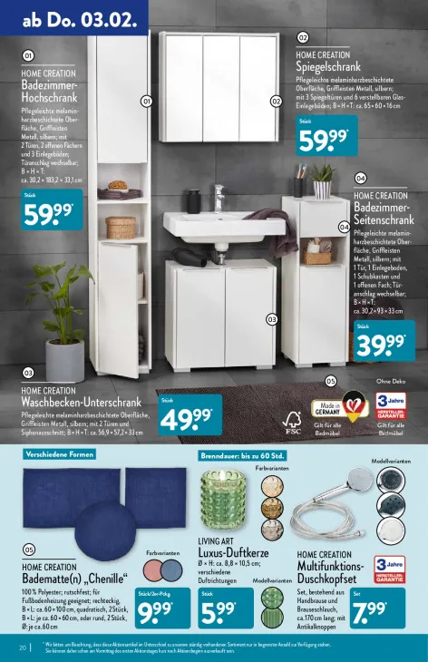 Badematte(n) „Chenille“