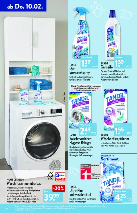 Waschmaschinenüberbau