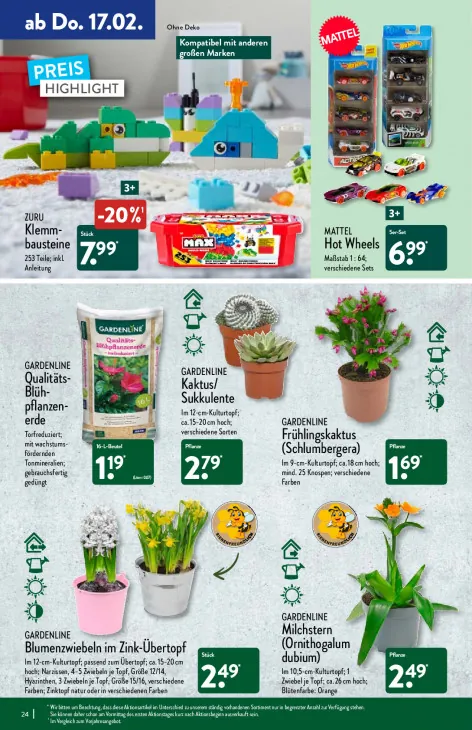 Blumenzwiebeln im Zink-Übertopf