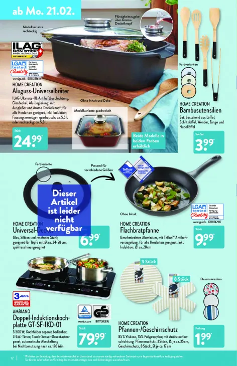 Aluguss-Universalbräter