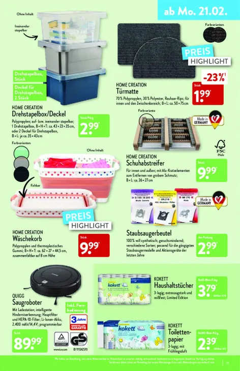 Drehstapelbox/Deckel