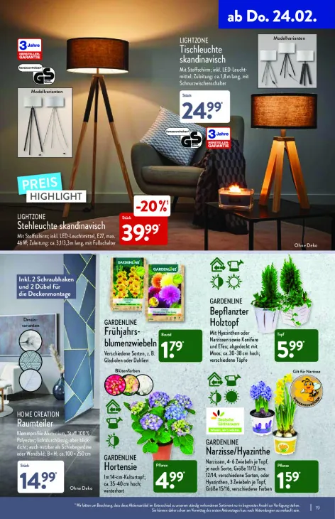 Bepflanzter Holztopf