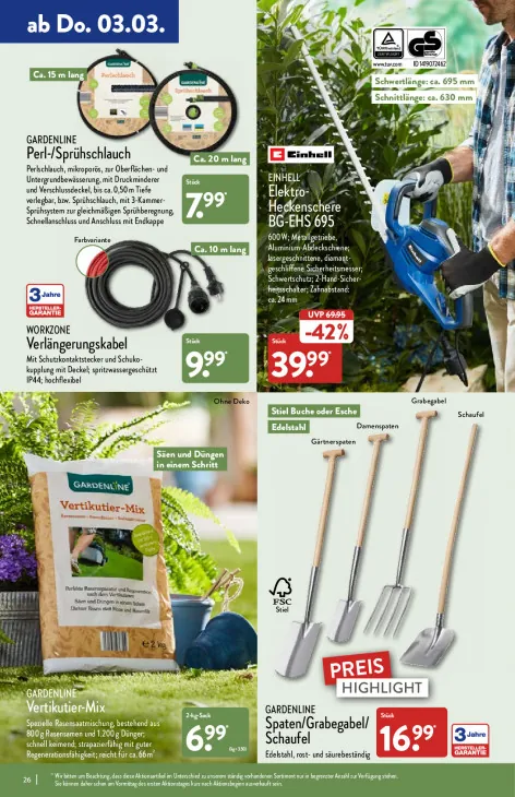 Elektro-Heckenschere BG-EHS 695