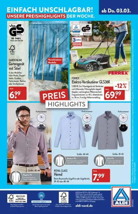 Elektro-Vertikutierer GLS36K