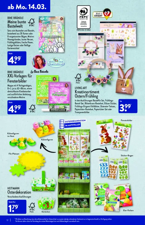 Kreativsortiment Ostern/Frühling