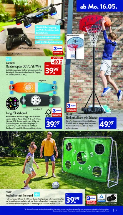 Basketballkorb mit Ständer