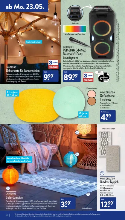 Geflochtene Tischsets