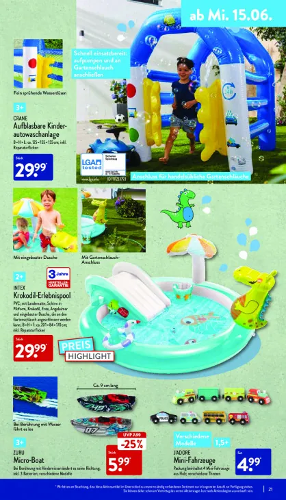 Aufblasbare Kinderautowäscheanlage