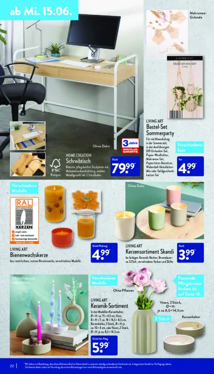 Bastel-Set Sommerparty