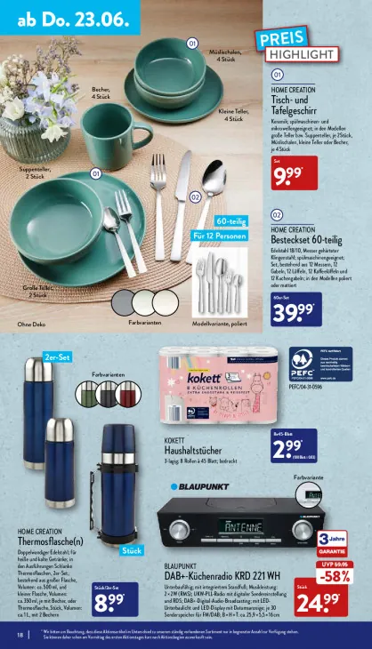 Besteckset 60-teilig