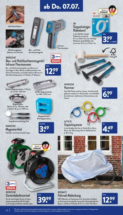 Bau- und Holzfeuchtemessgerät/Infrarot-Thermometer