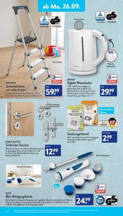 Akku-Reinigungsbürste