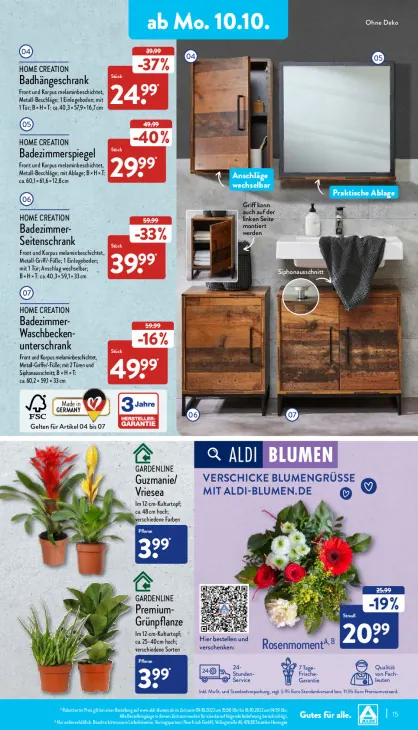 Badezimmer-Seitenschrank