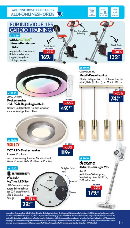 Fitness-Heimtrainer F-Bike Modell: Curved