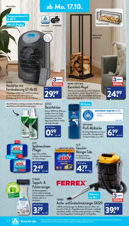 Asche- und Grobschmutzreiniger GAS20