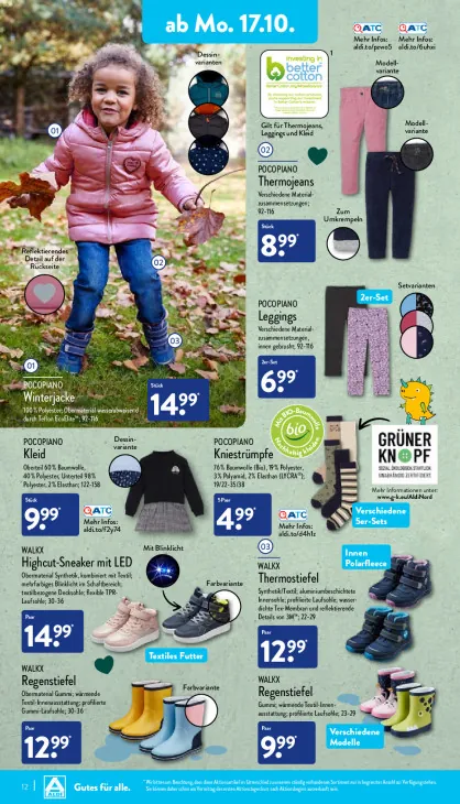 Highcut-Sneaker mit LED