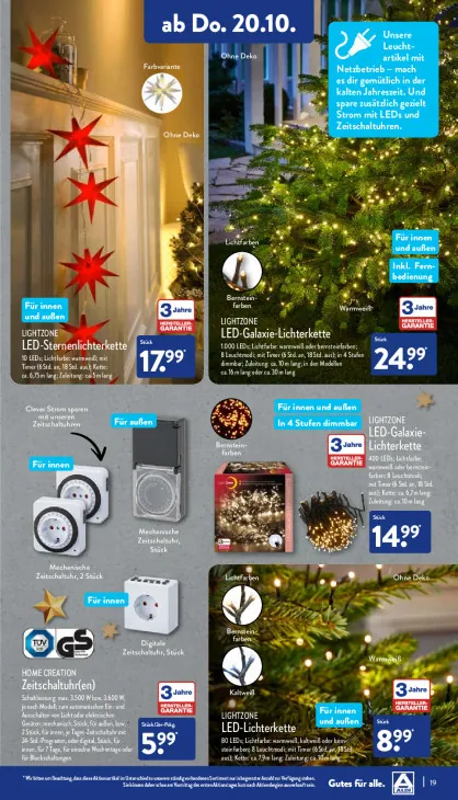 LED-Galaxie-Lichterkette (groß)