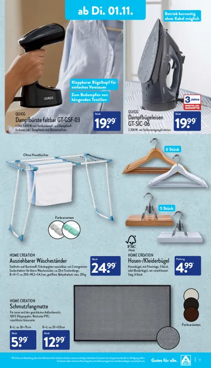 Ausziehbarer Wäscheständer