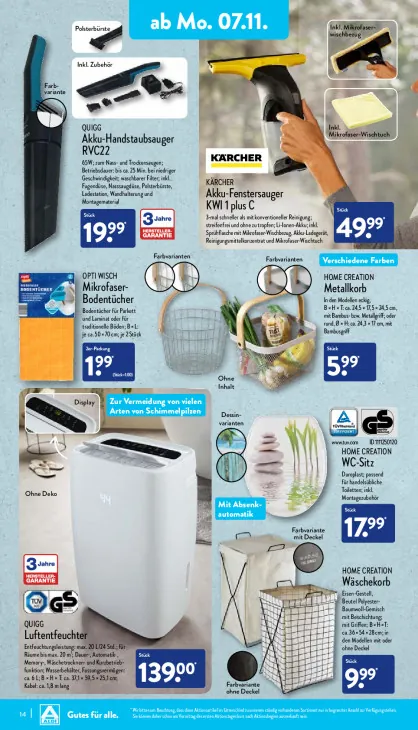 Akku-Fenstersauger KWI 1 plus C