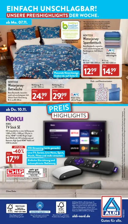 Winterjersey-Bettwäsche