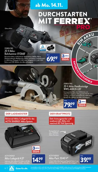 20-V-Akku-Bohrhammer XYZ668