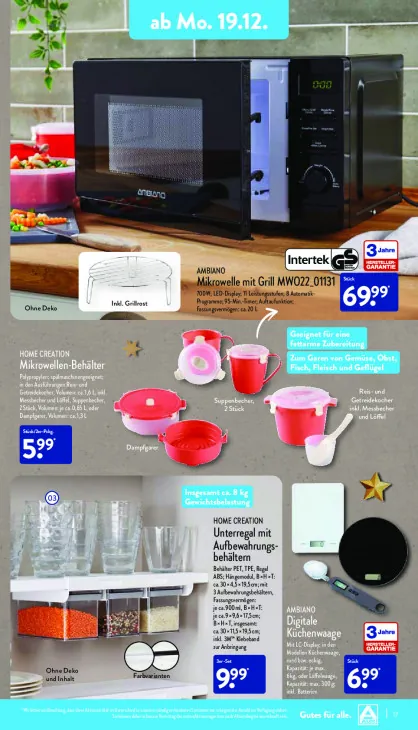 Digitale Küchenwaage