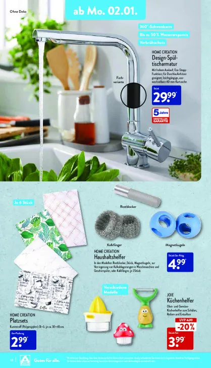 Design-Spültischarmatur