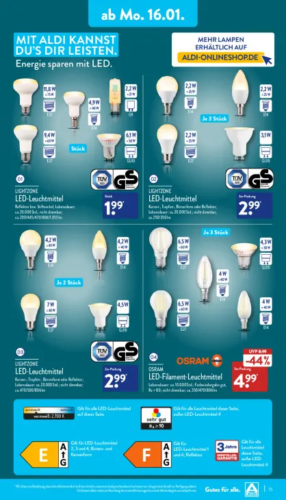 LED-Filament-Leuchtmittel