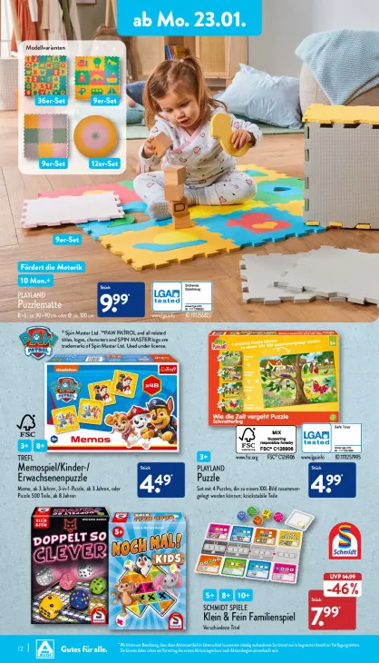 Klein & Fein Familienspiel