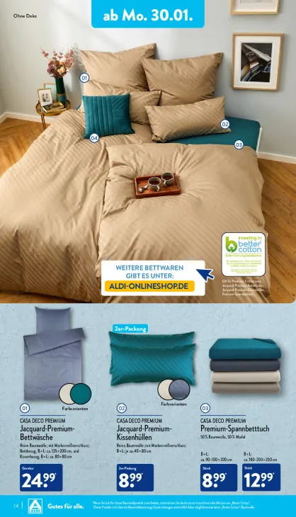 Jacquard-Premium-Bettwäsche