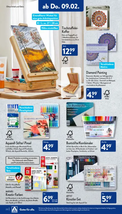 Aquarell-Stifte/-Pinsel