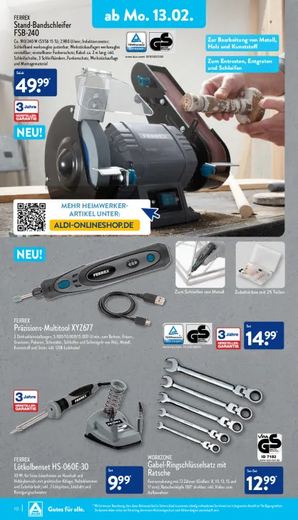 Gabel-Ringschlüsselsatz mit Ratsche