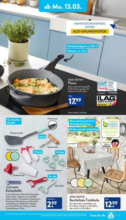 Beschichtete Tischdecke