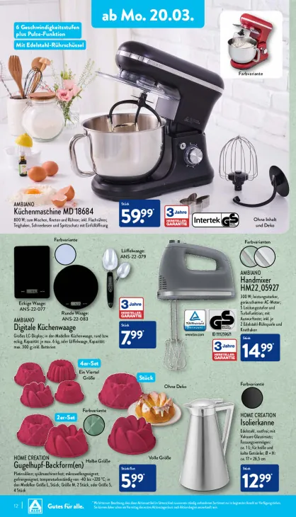 Digitale Küchenwaage