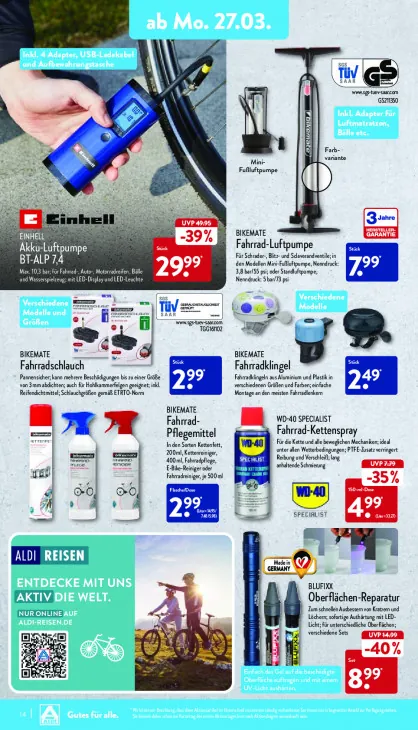 Akku-Luftpumpe BT-ALP 7,4