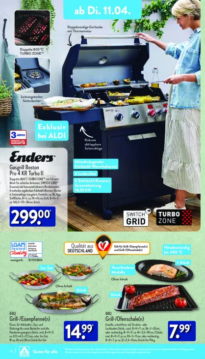 Gasgrill Boston Pro 4 KR Turbo II