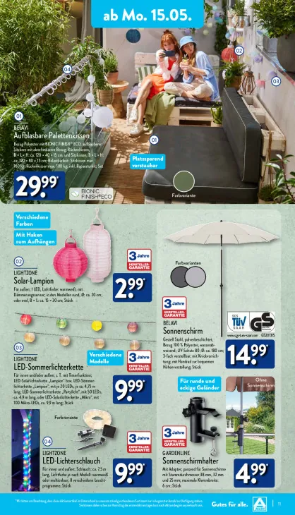 Aufblasbare Palettenkissen