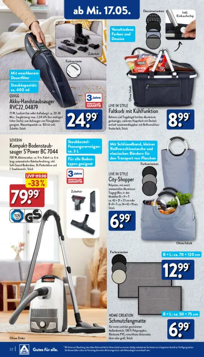 Akku-Handstaubsauger RVC22_04879