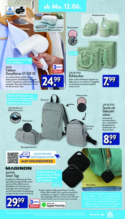 Faltbare Dampfbürste GT-GSF-02