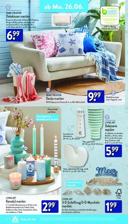 3-D-Schriftzug/3-D-Muscheln maritim