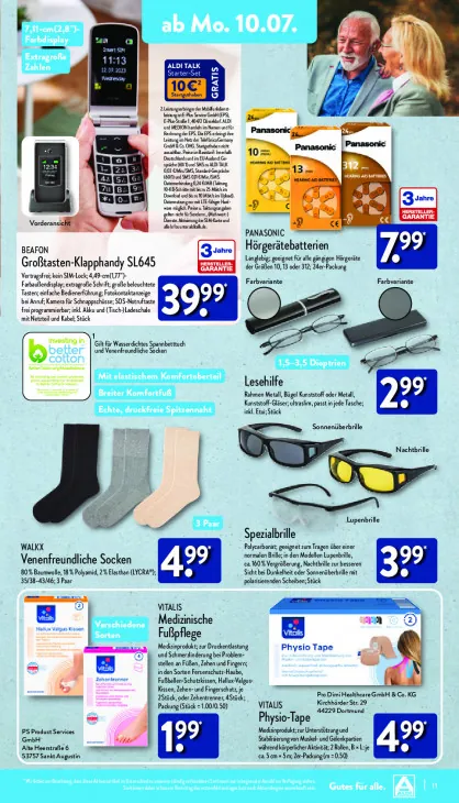 Großtasten-Klapphandy SL645