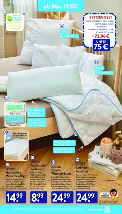 Kochfeste(s) Kopfkissen