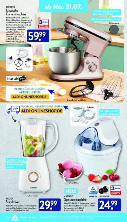 Klassische Küchenmaschine