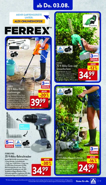 20-V-Akku-Bohrschrauber