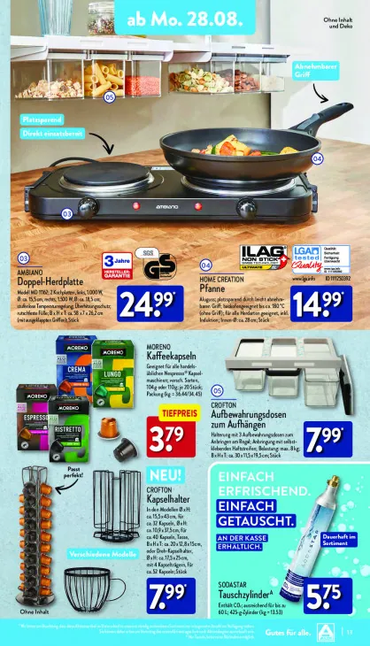 Aufbewahrungsdosen zum Aufhängen