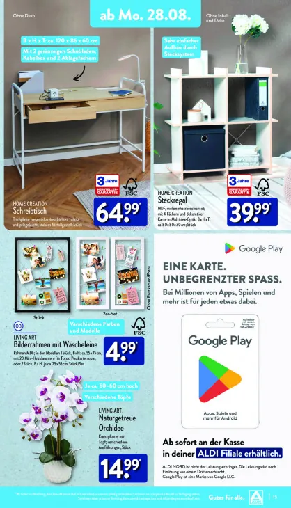 Bilderrahmen mit Wäscheleine