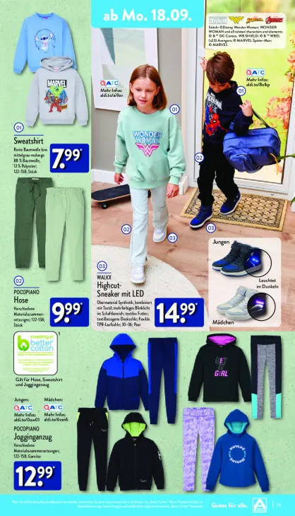 Highcut-Sneaker mit LED