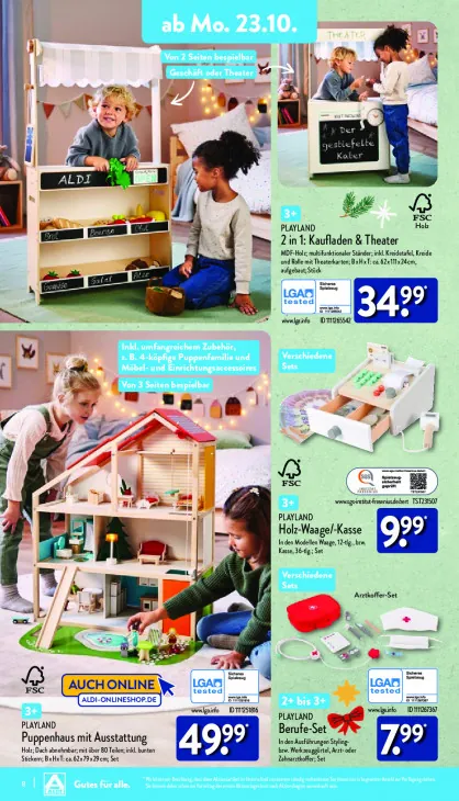 2 in 1: Kaufladen & Theater